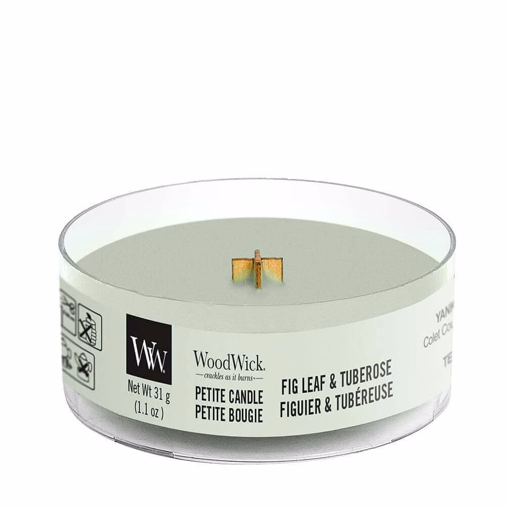 Fig Leaf & Tuberose Petite Candle 31g von Woodwick