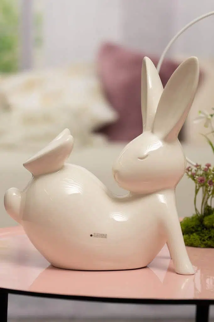 Deko Hase Fabrio XL liegend 30cm