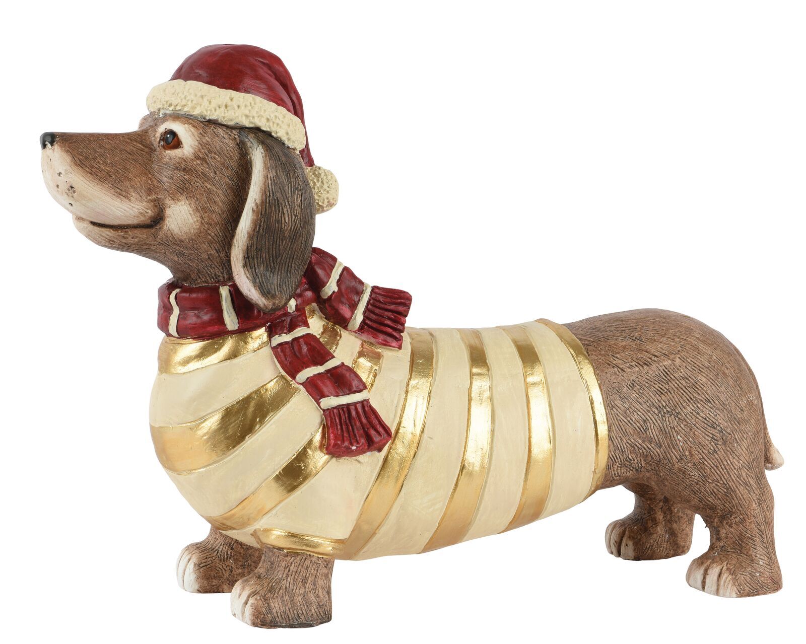 Deko Figur Hund Dackel Magnesia 40cm Figur, Hund, SĂ€ugetier, Haustier