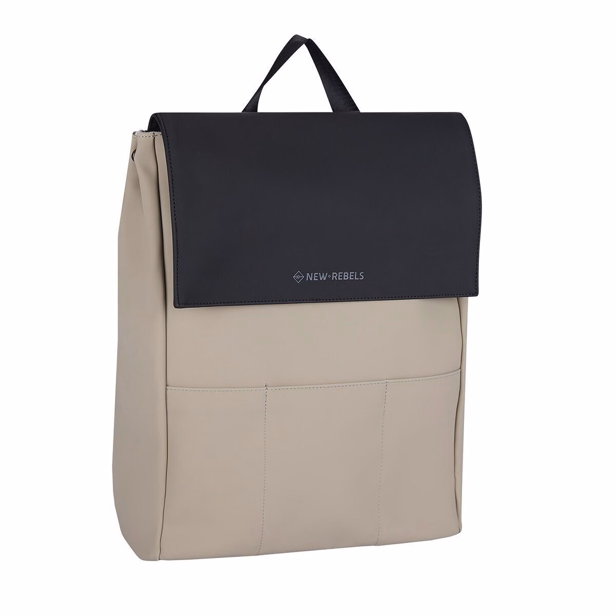 C22A372C5E5D316A1FD43B98F9B5A91449B5C665 Fane - Lincoln Flap Rucksack 17L schwarz/beige