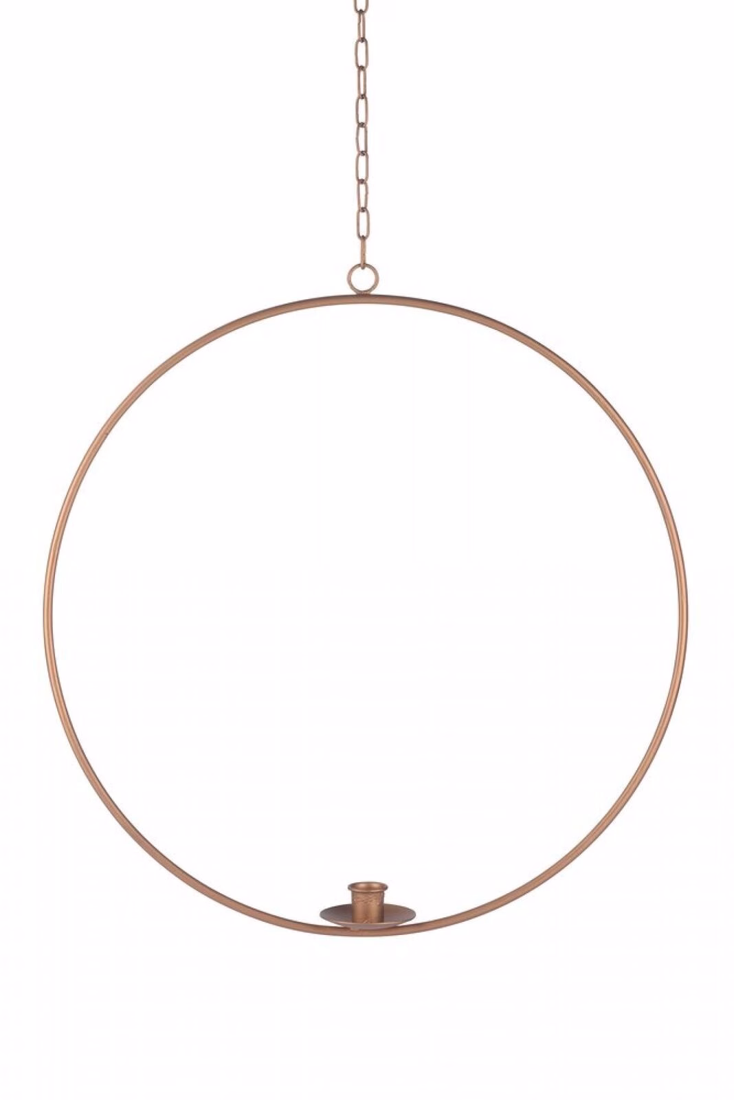 Kerzenhalter Ring zum Aufhängen M gold