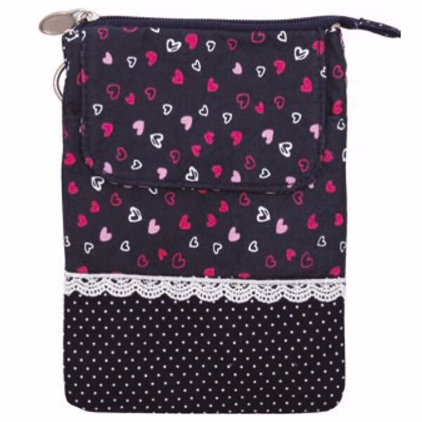 Patchwork Handtasche Umhängetasche 087 navy