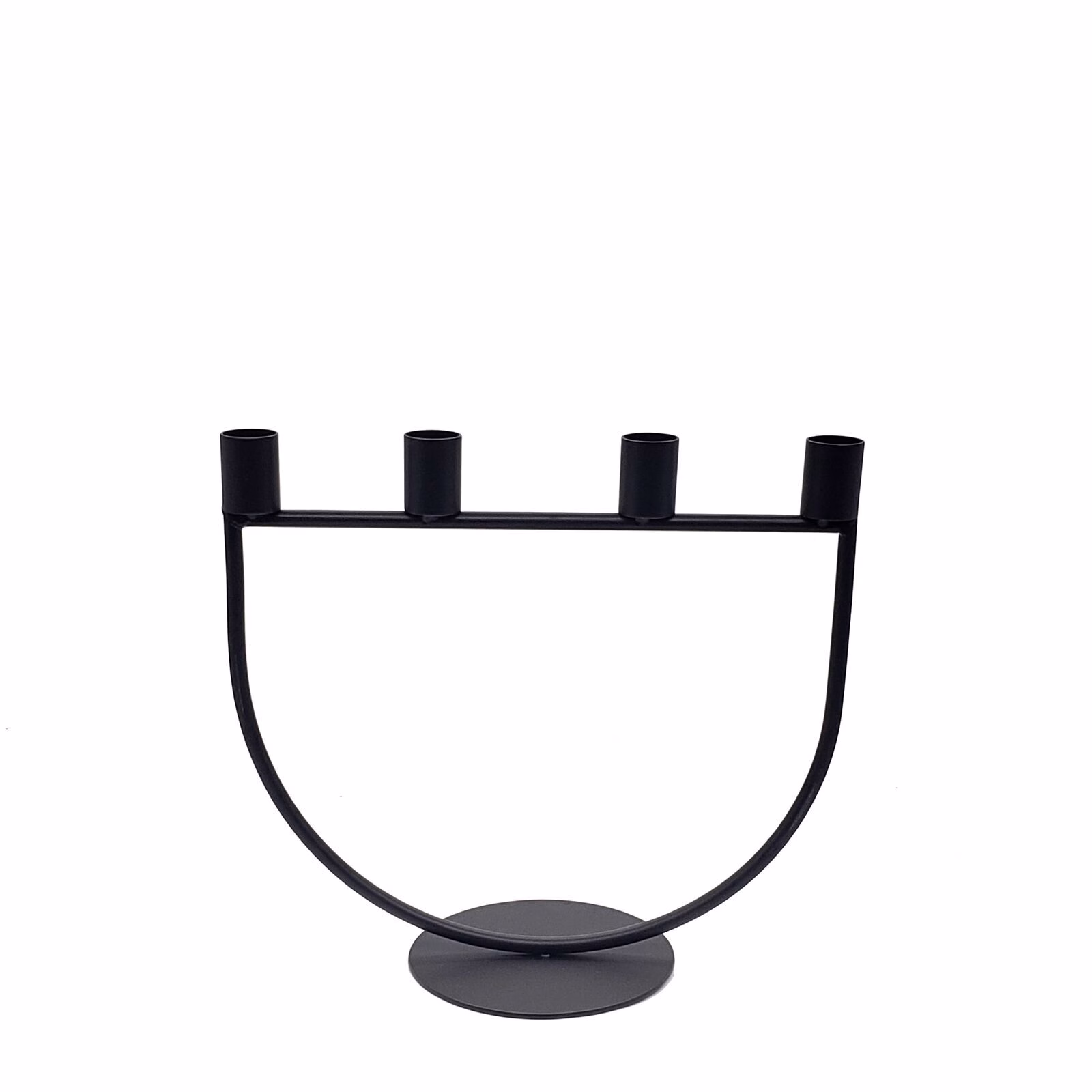 1199009113 Kerzenleuchter Holm schwarz 25cm