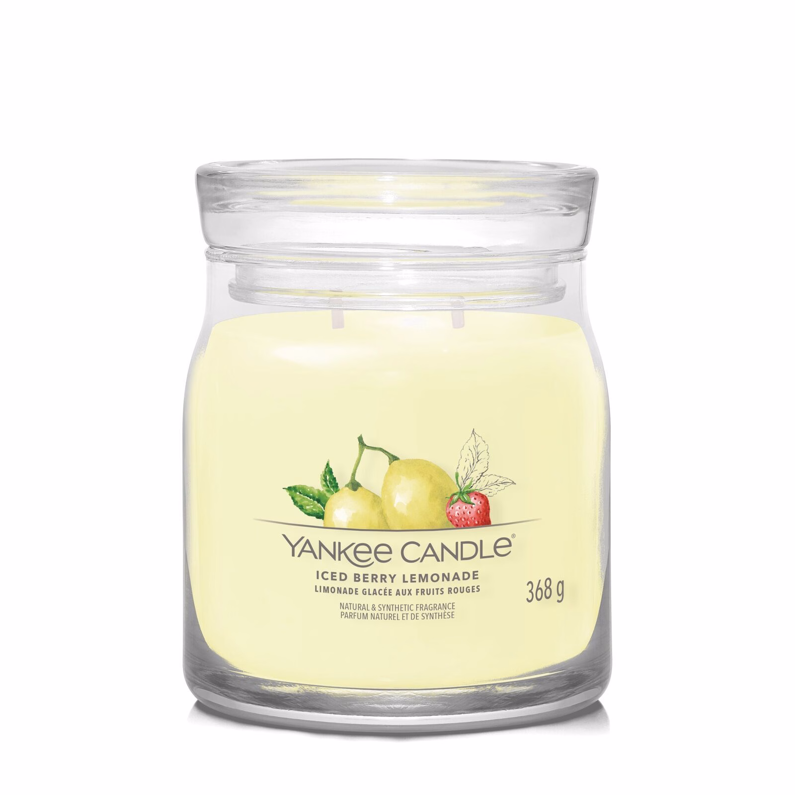 Iced Berry Lemonade Signature Medium Jar 368g 2-Docht