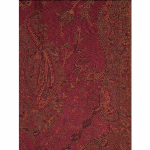 Jaquard-Schal Bordeaux 018