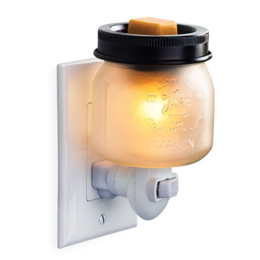 glassmasonjarsteck Glass Mason Jar Duftlampe für die Steckdose