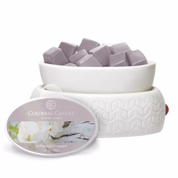 ccsnaps-4652_3_5594fff3603cd Colonial Candle Driftwood Blossom Simmer Snaps 70g