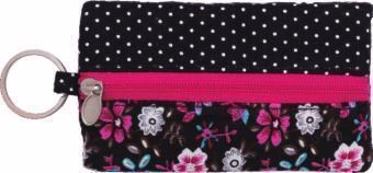 Patchwork Schlüsseletui (Black Pink 016)