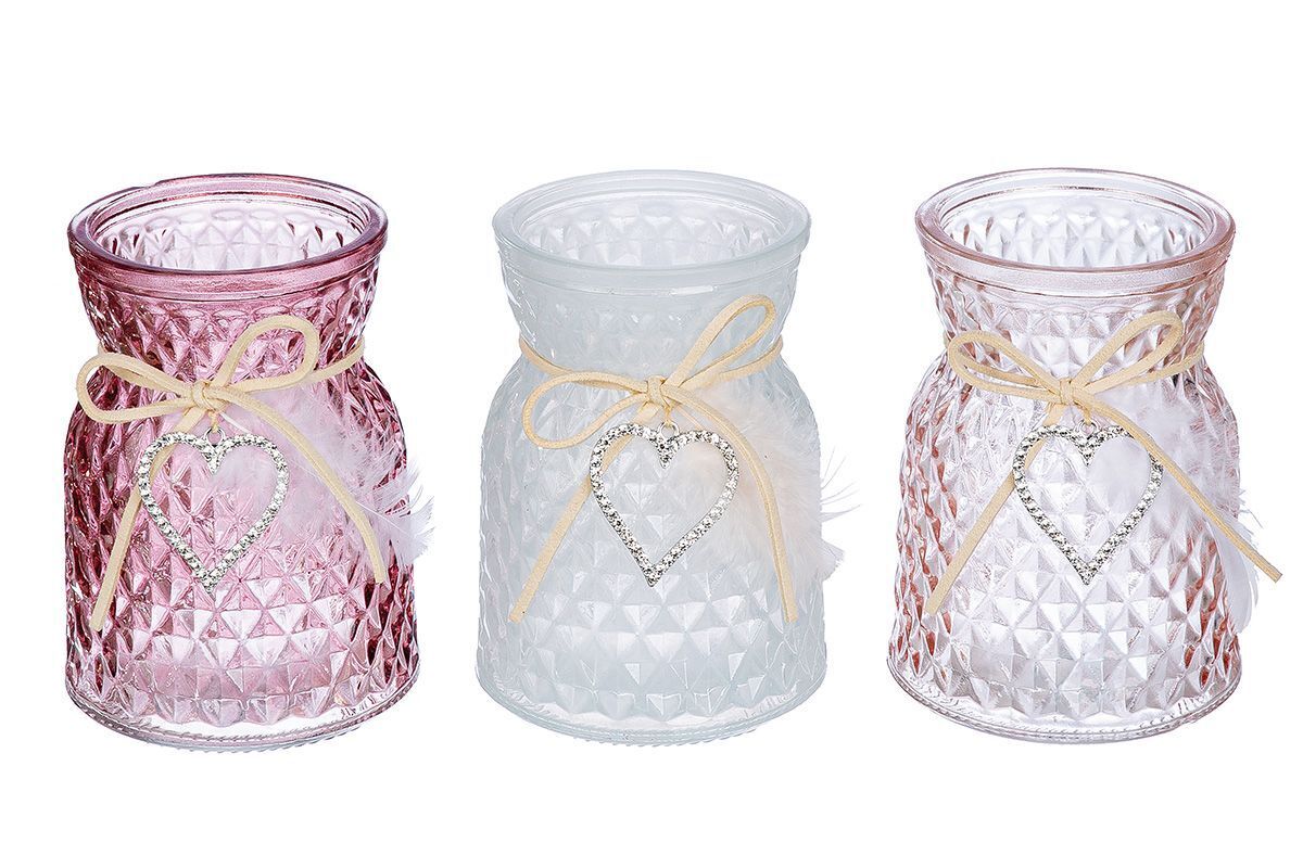 Windlicht Canel 11cm rosa Windlicht Canel 11cm rosa