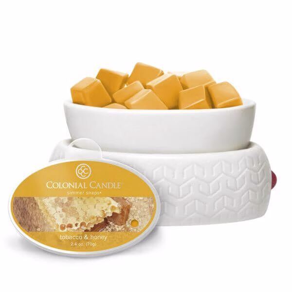 Colonial Candle Tobacco &amp; Honey Simmer Snaps 70g