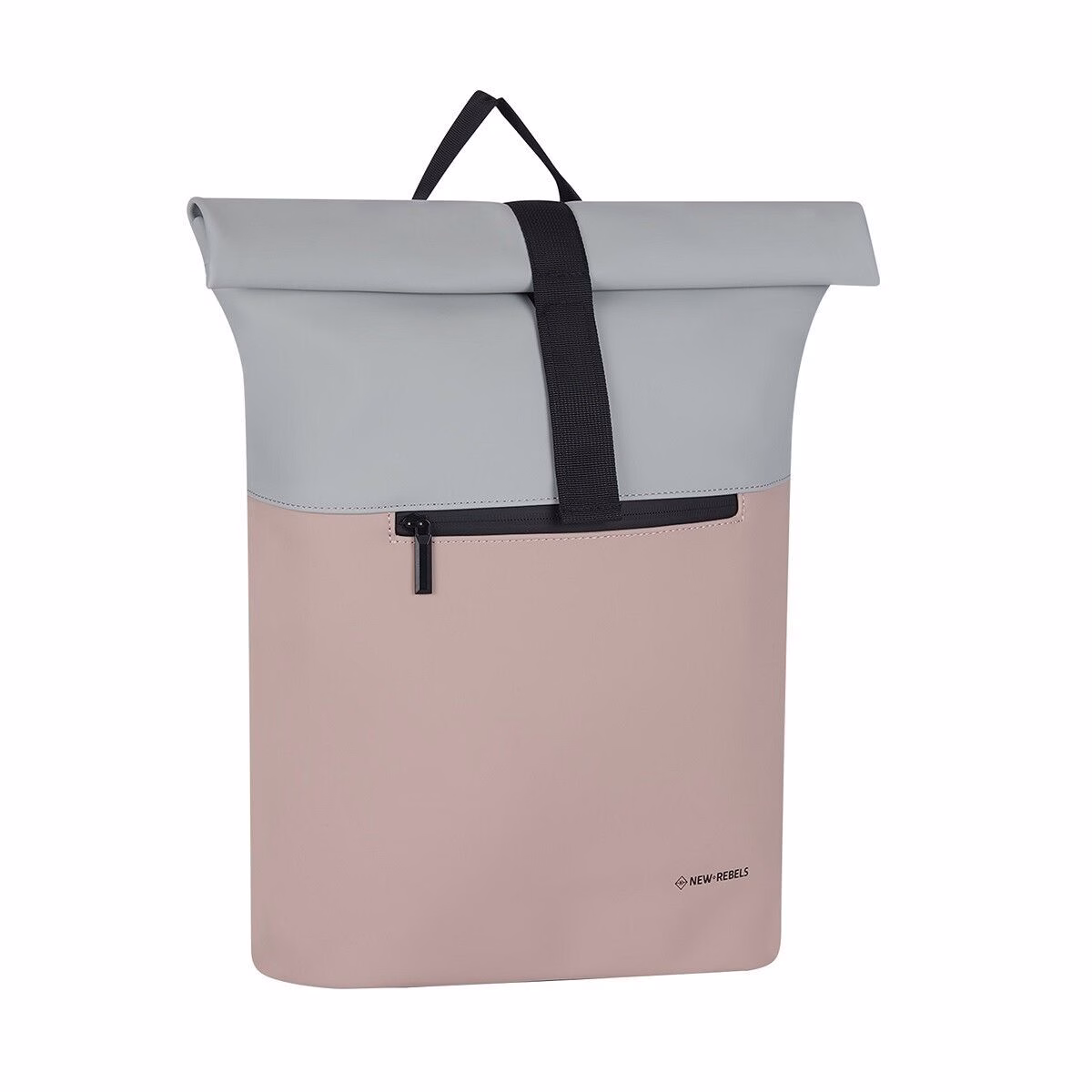 2CDAACDAD3E0F86CCBDD5D6FFA13766F962B9A7D Fane - Montgomery Rolltop Rucksack altrosa/grau