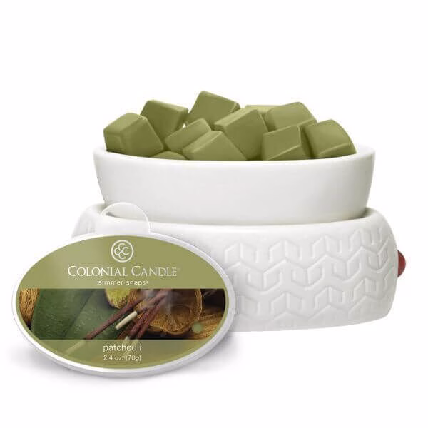 Colonial Candle Patchouli Simmer Snaps 70g