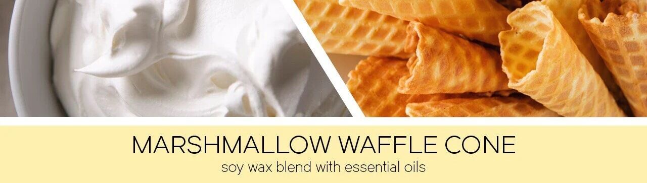 Marshmallow Waffle Cone 59g Sahne, Nachtisch, Essen, Eiscreme