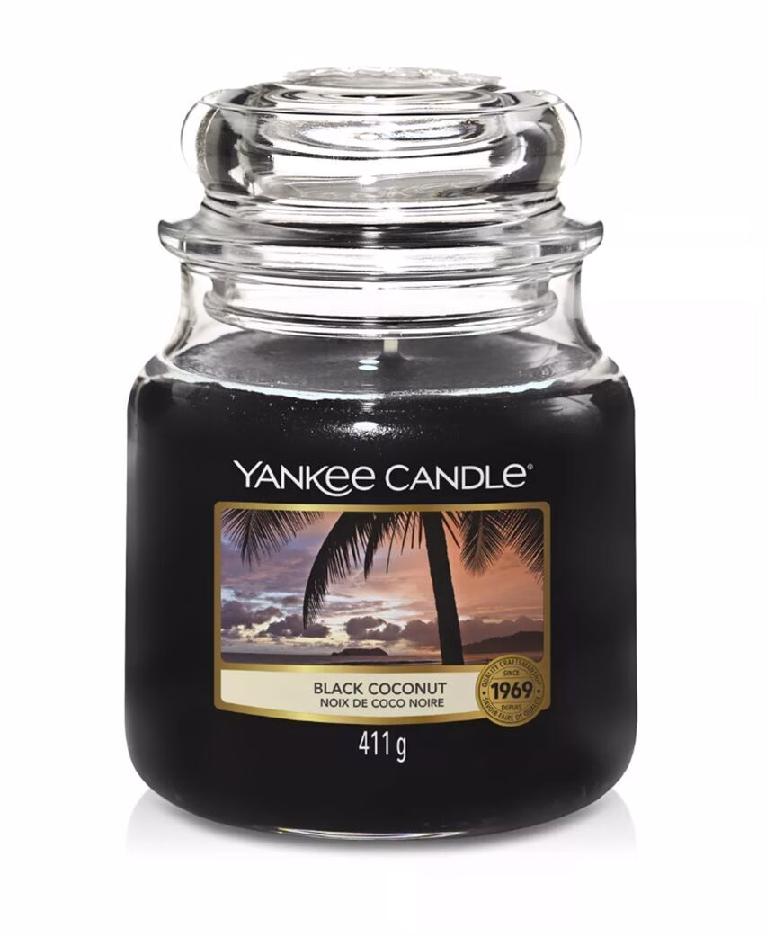 Yankee_1254004_BlackCoconutMediumJar_2000x2000E Black Coconut 411g