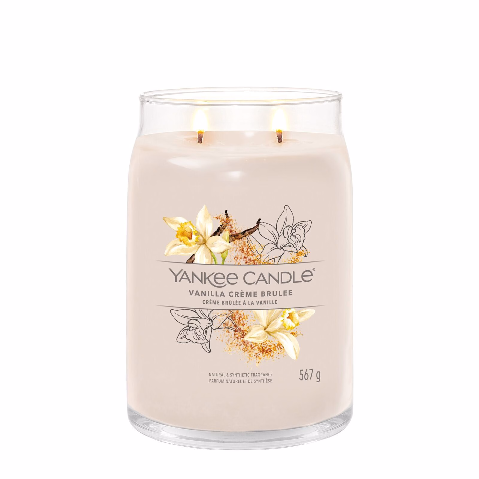 Vanilla Creme Brulee Signature Large Jar 567g 2-Docht