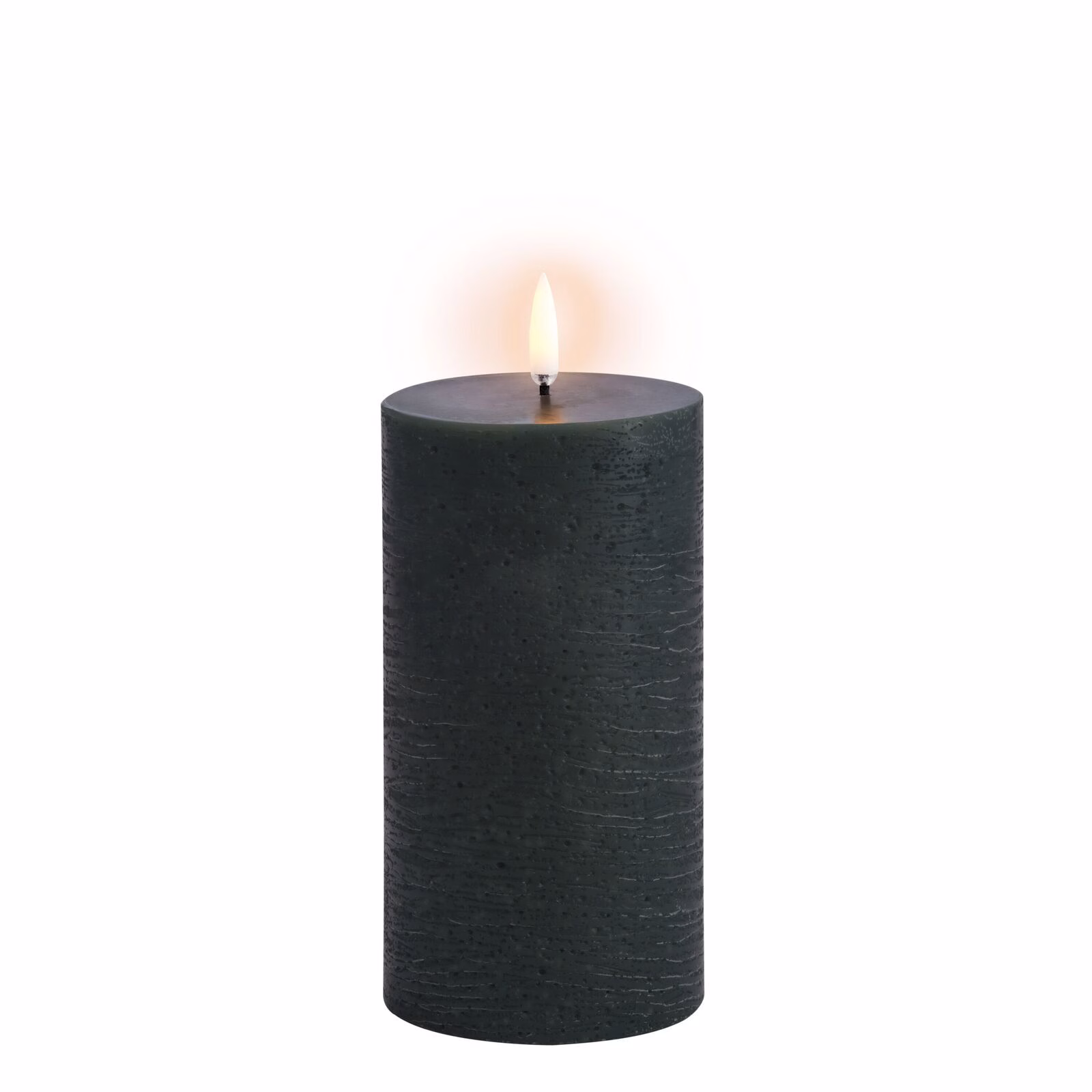 Uyuni-UL-PI-PG-C78015-Coloured-Pillar-Candles-large Uyuni LED Stumpenkerze 7,8x15cm rustic pine green