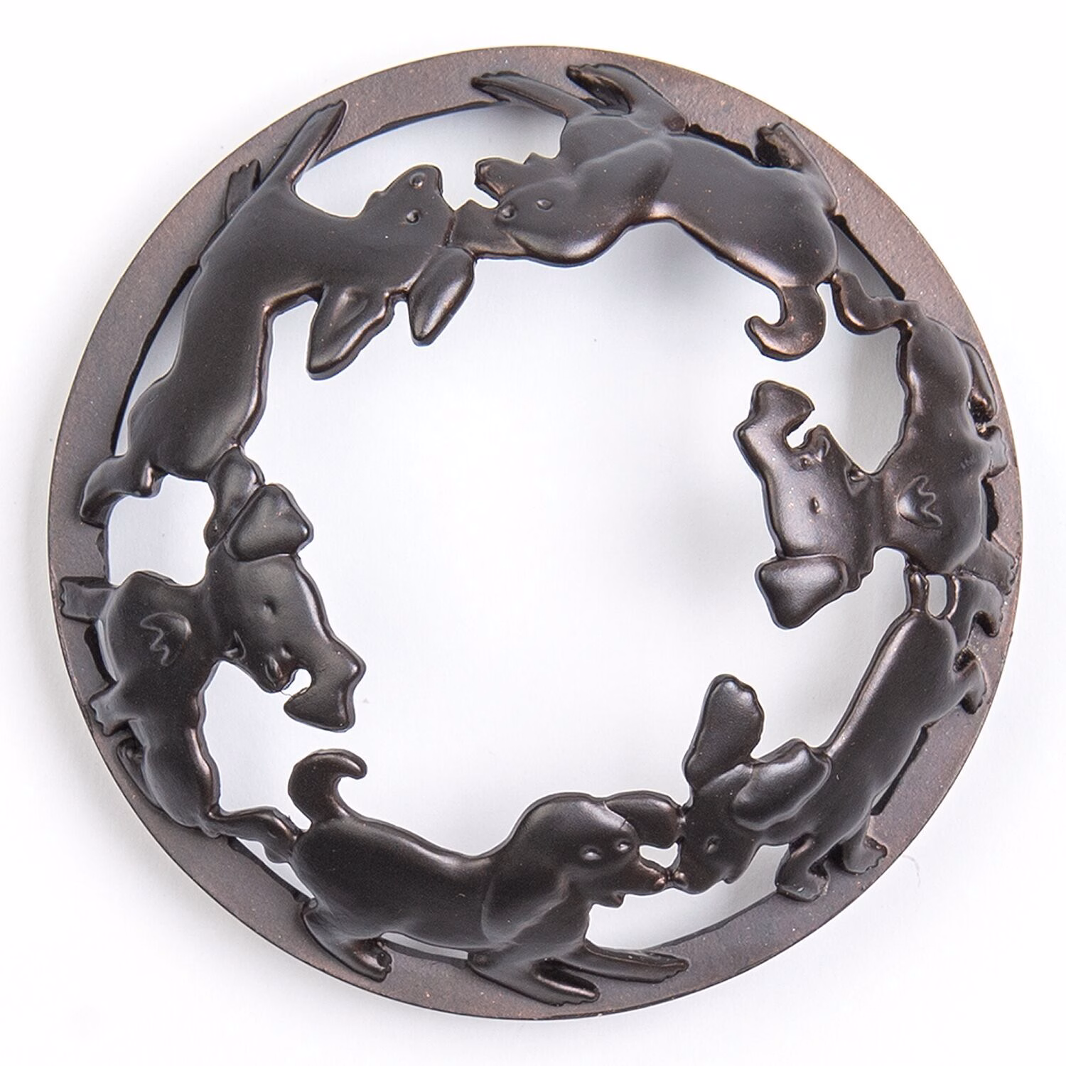 10008 Playful Puppies Candle-Lid