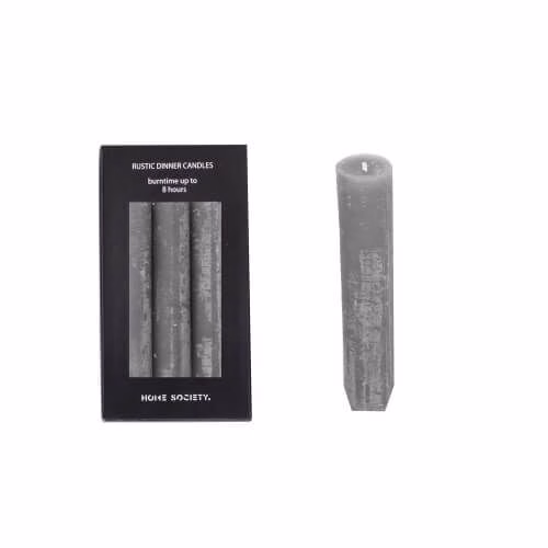 646020_1-500x500 Rustic Dinner Candle S grau 6 Stück