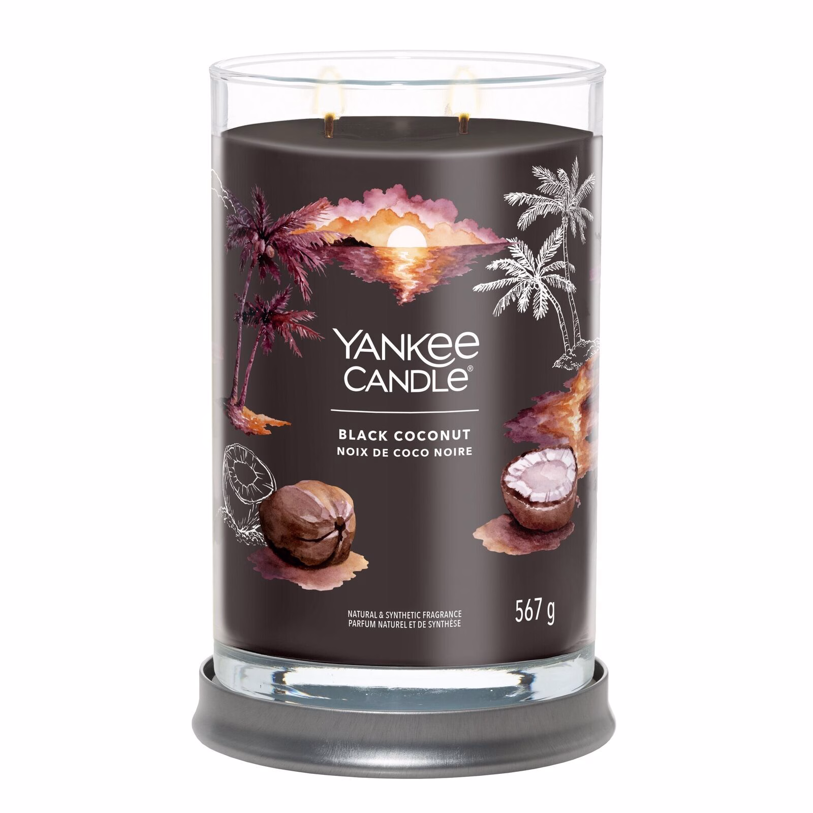 Black Coconut Signature Large Tumbler 567g 2-Docht