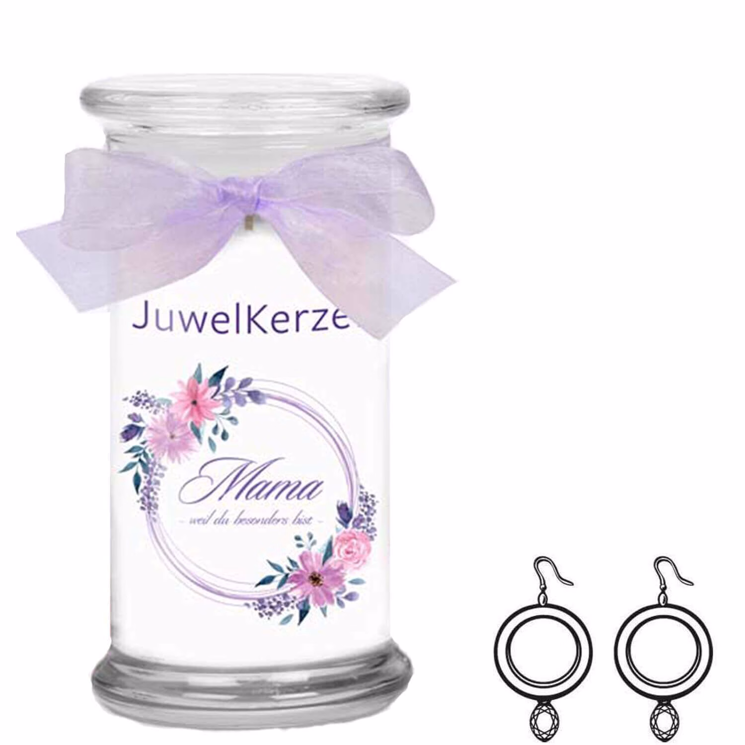 Mama, weil du besonders bist (Ohrringe) Swarovski® Edition 380g