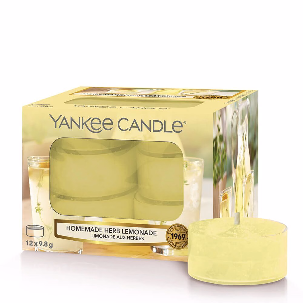 Homemade-Herb-Lemonade-12-St Homemade Herb Lemonade 12 Teelichte von Yankee Candle