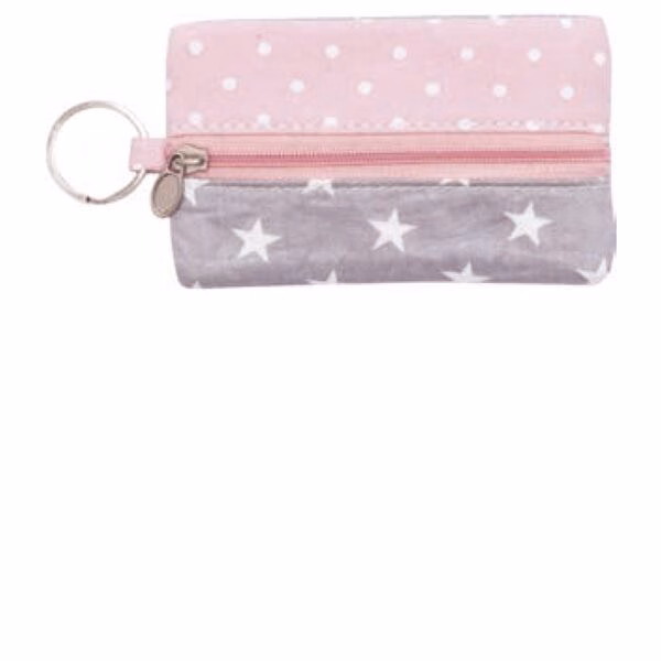 Patchwork Schlüsseletui 004 (rose grey)