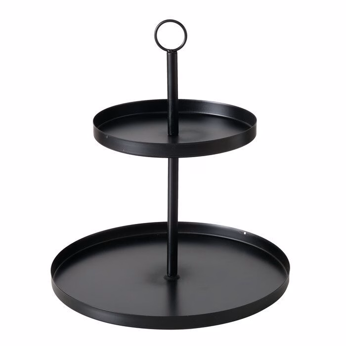 Etagere Samina 32cm schwarz
