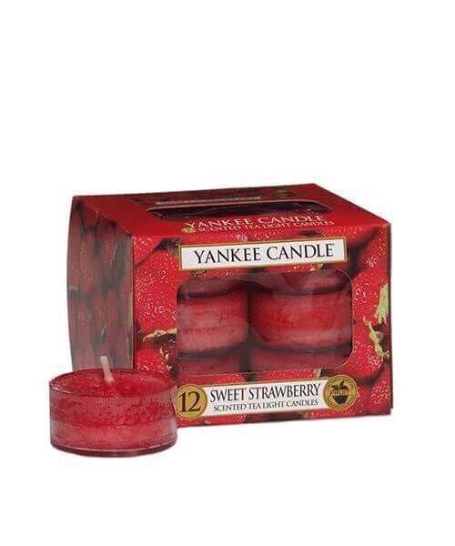 Yankee Candle Teelichte Sweet Strawberry