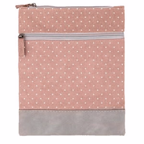 2022-191-039 Canvas Crossbag 039 (Rose Dots)