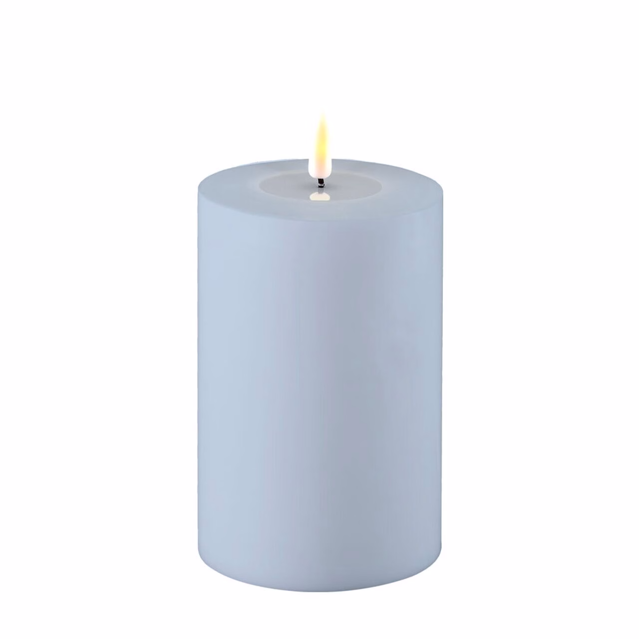 RF-UL-0062 Outdoor Stumpenkerze LED staubiges blau 10 x 15cm