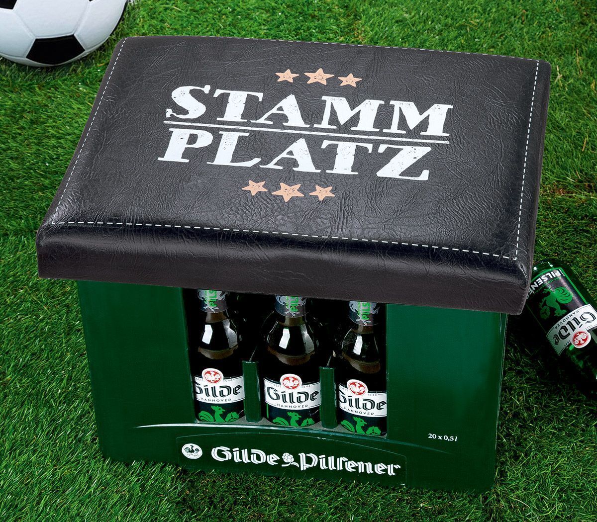 Sitzpolster "Stammplatz" schwarz