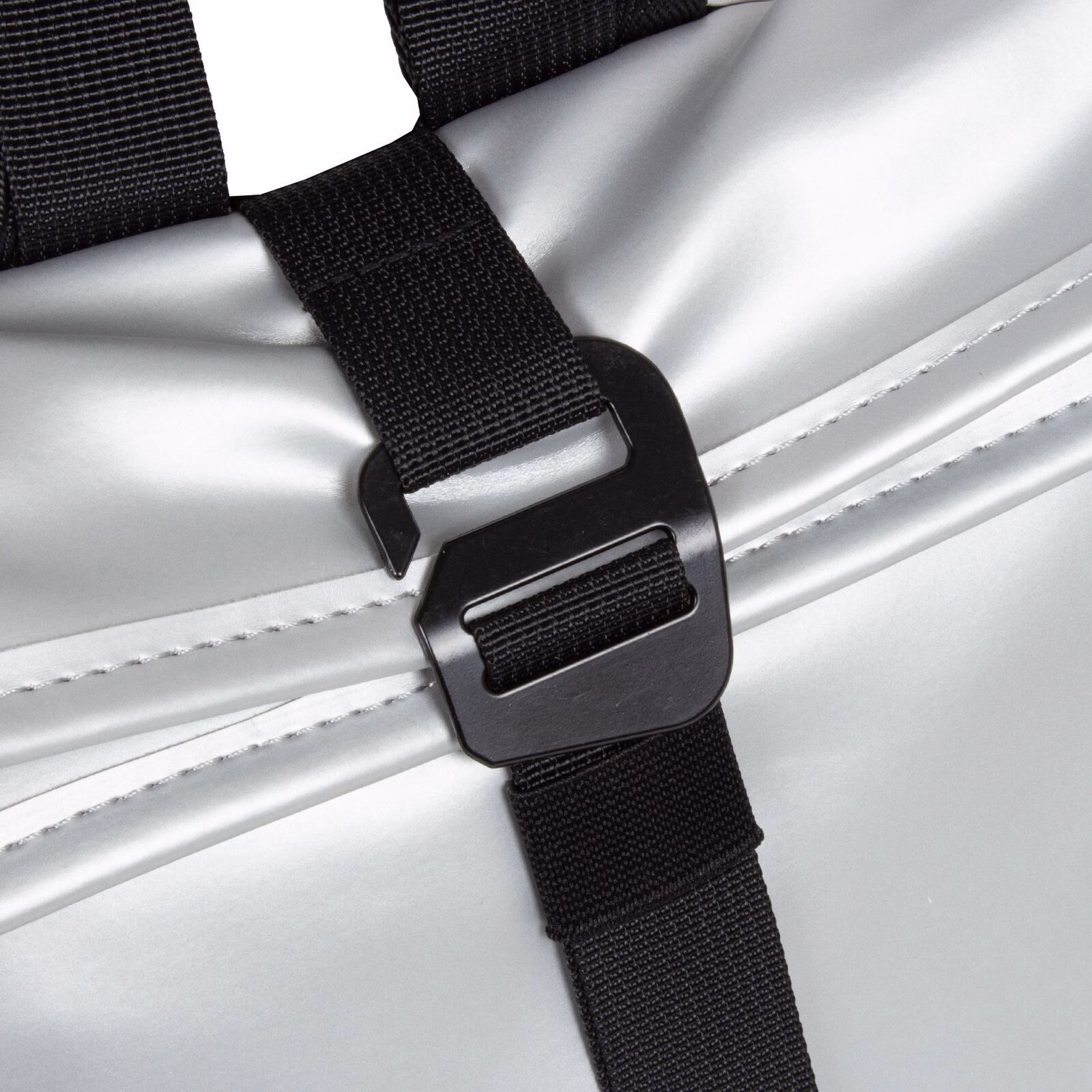 Mart - Los Angeles Rolltop Mini Rucksack silber metallic