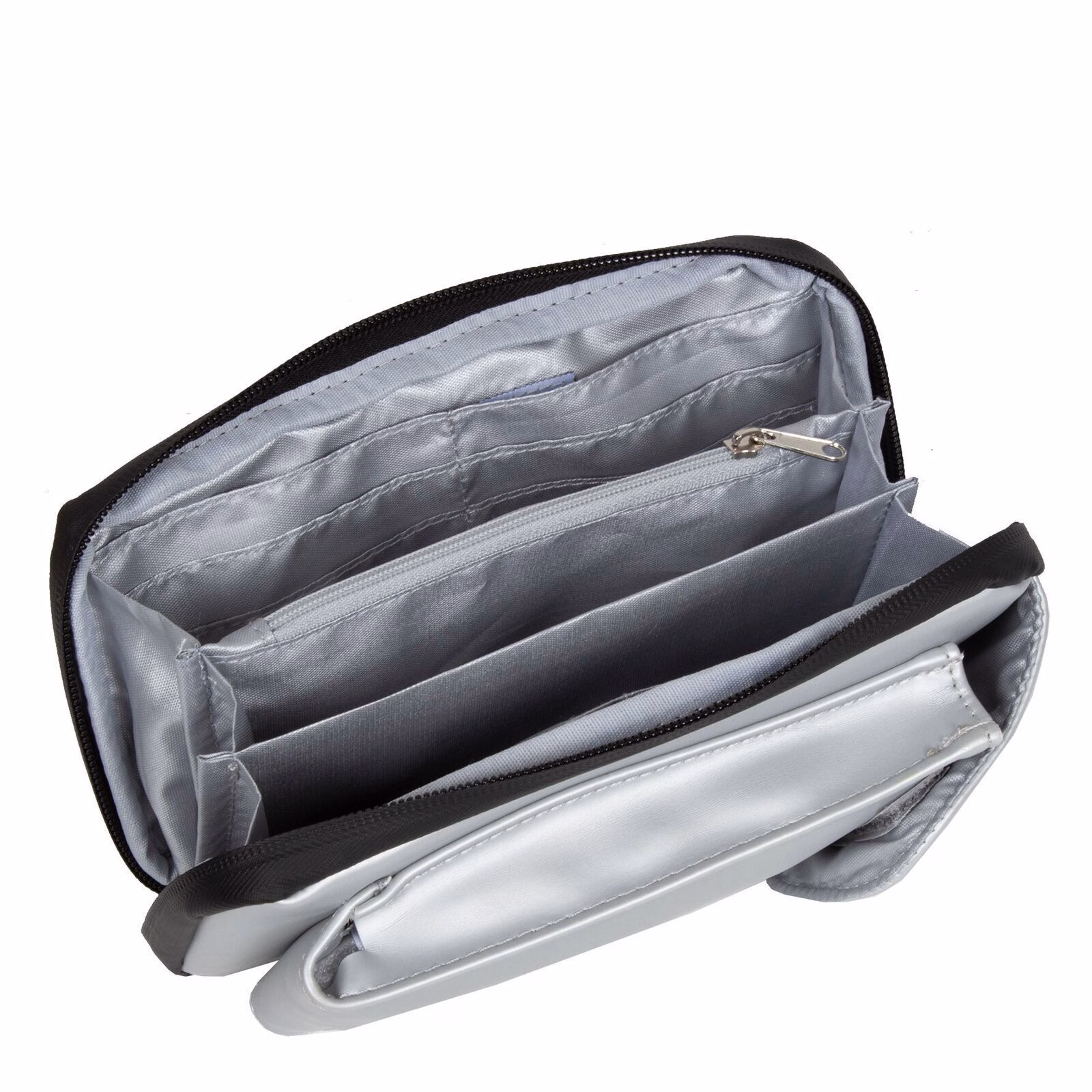 BhzmOew0 Mart - Cincinatti Handytasche mit Geldbörse silber metallic