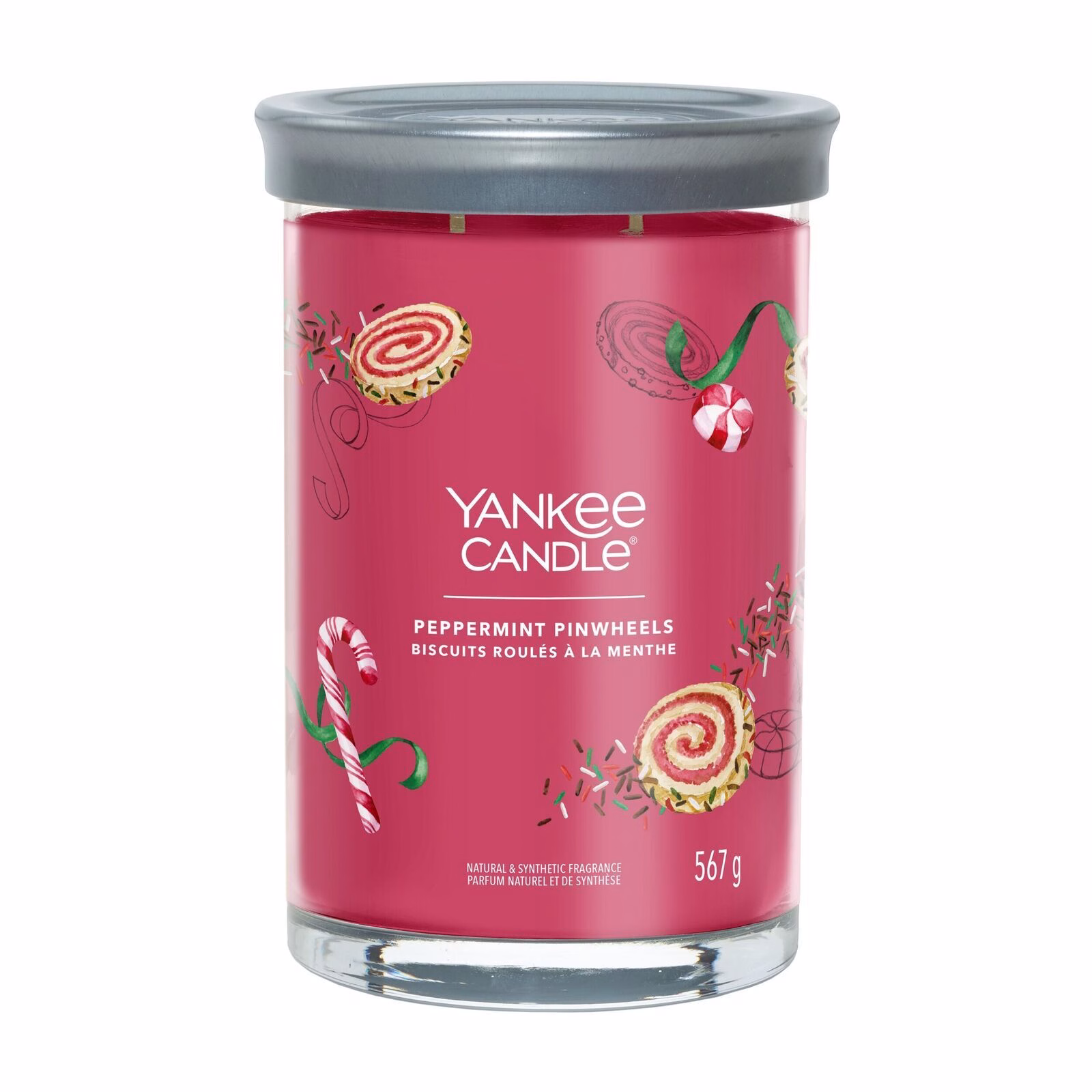 Peppermint Pinwheels Signature Tumbler 567g 2-Docht
