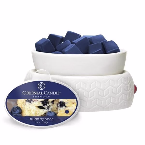 Colonial Candle Blueberry Scone Simmer Snaps 70g