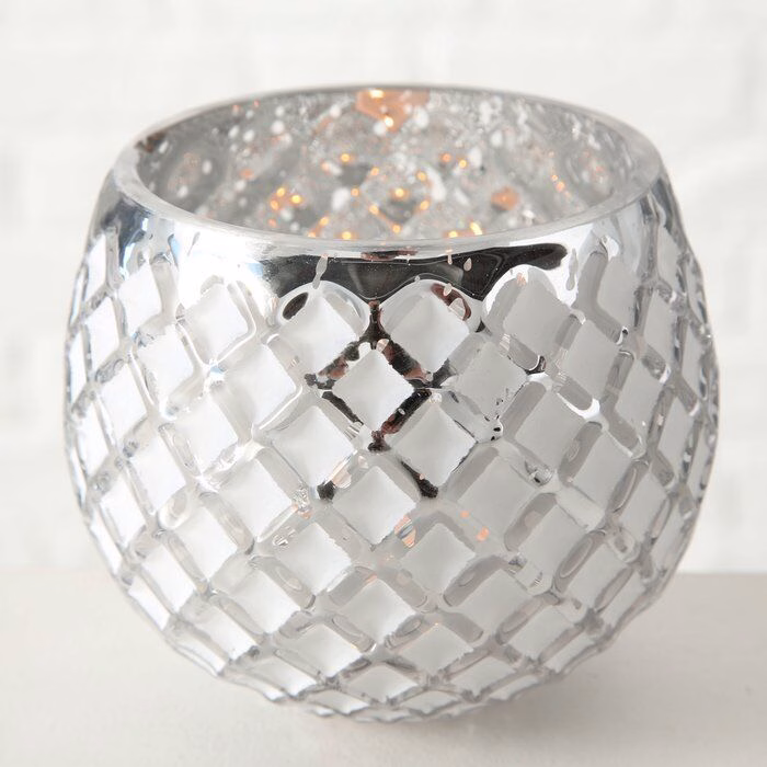 Windlicht Ainara silber Design 3