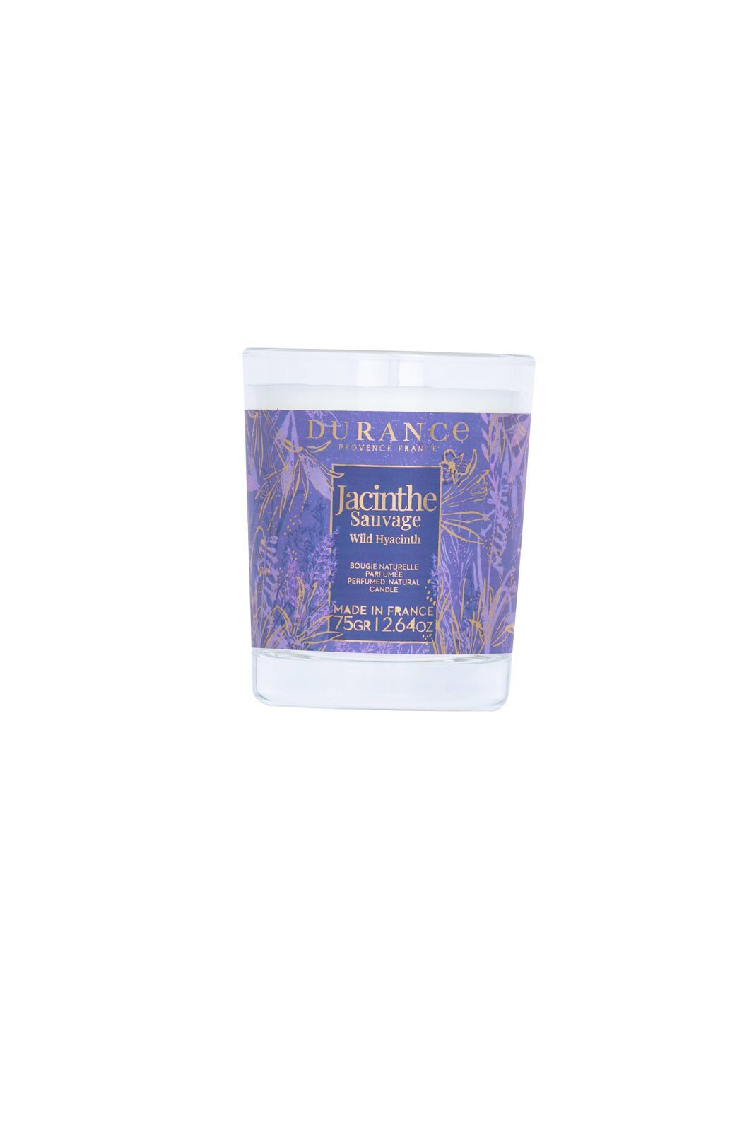 Wilde Hyazinthe Duftkerze 75g Kräuter, Pflanze, Blume, Lavendel