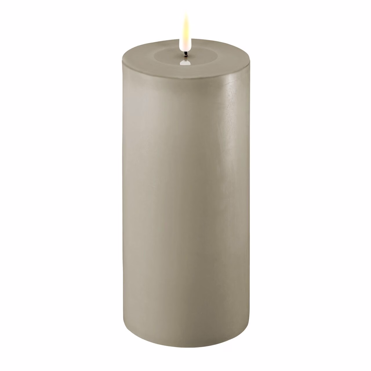 2021-RF-0287 Stumpenkerze LED sand 10 x 20cm