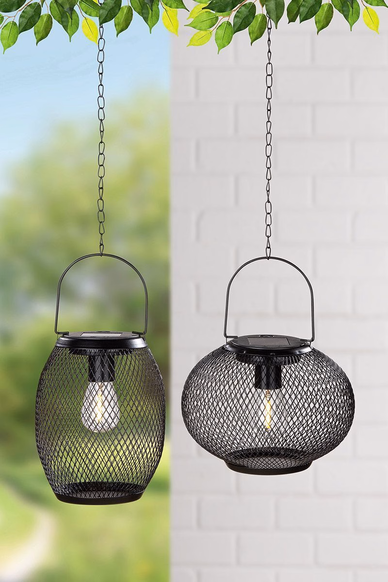 Solarlampe Meshy schwarz Variante 2
