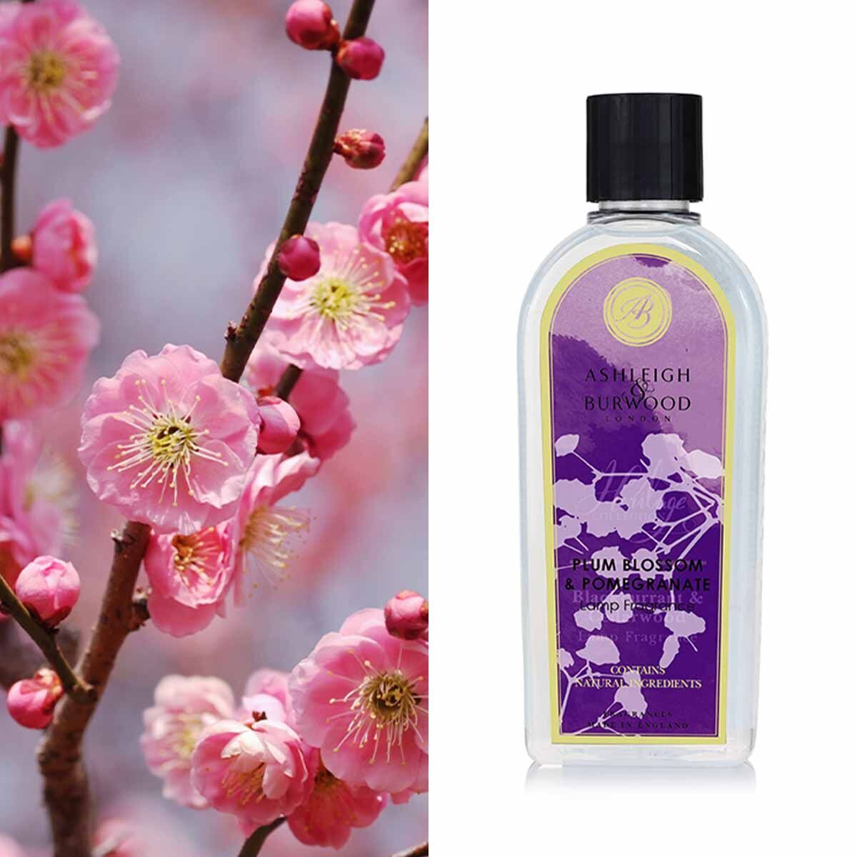 Plum Blossom & Pomegranate 500ml Duftlampenöl Nachfüller Blume, Pflanze, Flasche, Blütenblatt, Parfüm