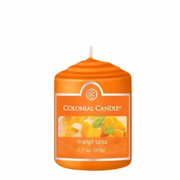 cc015-20735594ff854f09e Colonial Candle Mango Salsa Votivkerze 50g