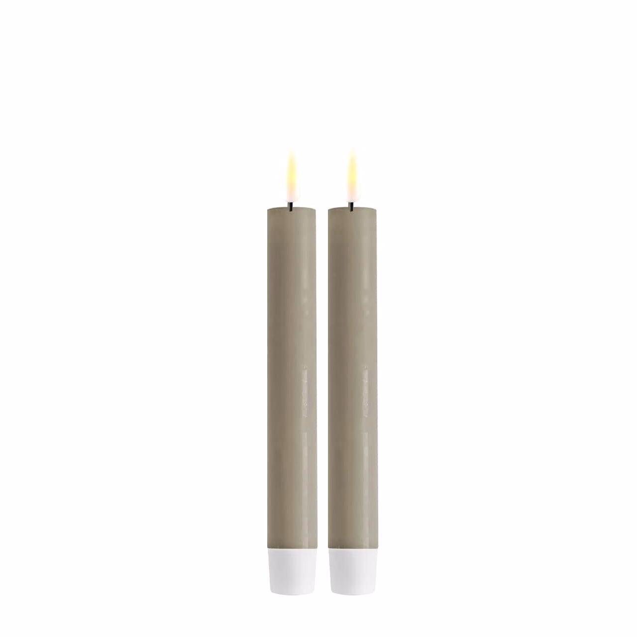 Stabkerze LED 15 cm sand 2 Stück