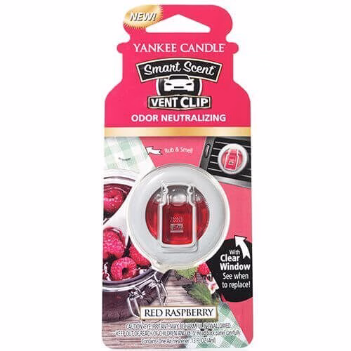 Red-Raspberry-Smart-Scent-Vent-Clip-1333960 Yankee Candle - Smart Scent Vent Clip Autoduft Red Raspberry