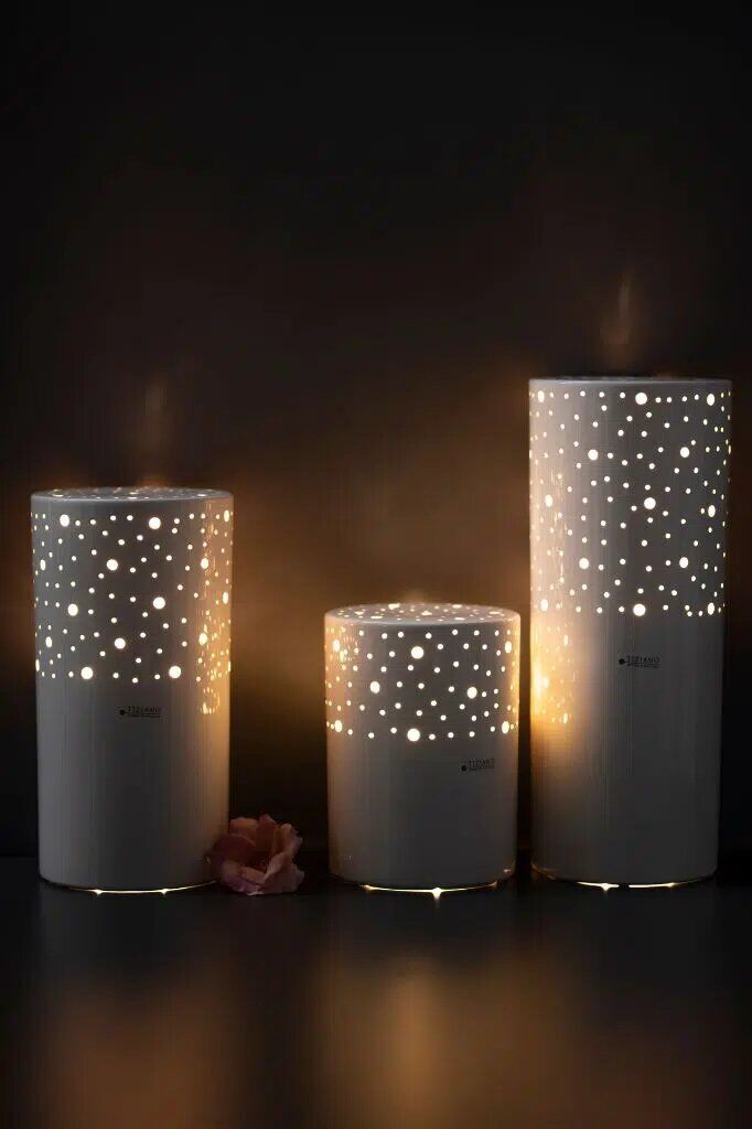 Lichtsäule Latuna 36cm LED cremeweiß Lichtsäule Latuna 36cm LED cremeweiß