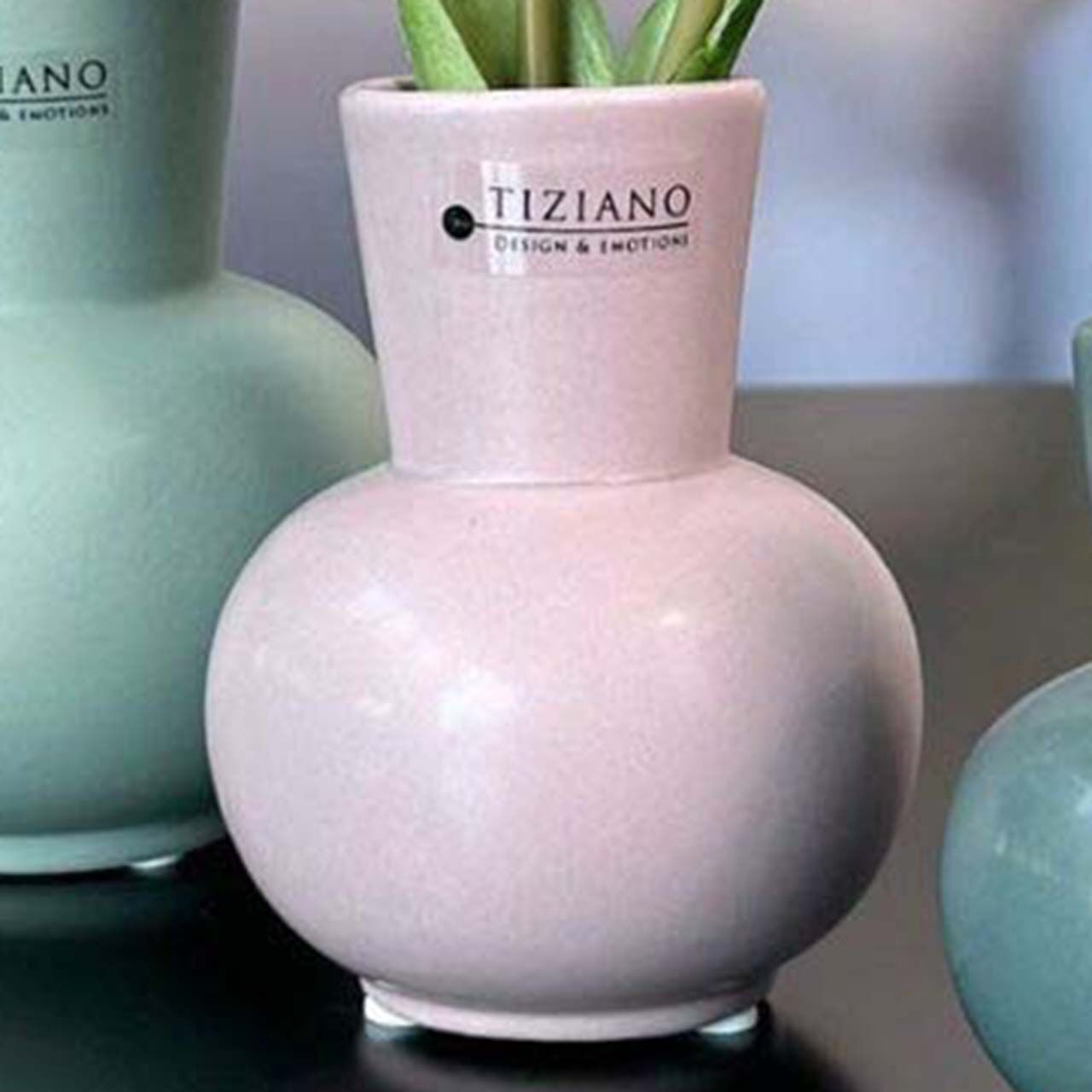 Tischvase Emporo benuta Keramik 10cm Krug, Töpferei, Vase, Topf, Pflanze im Topf