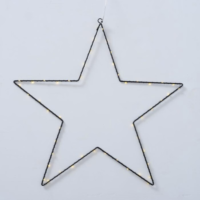 Leuchtstern Elvira 50cm LED schwarz