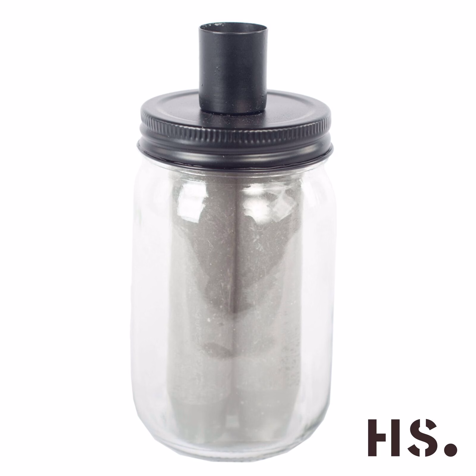 8zUm2A1Q Candle Jar Mason grau