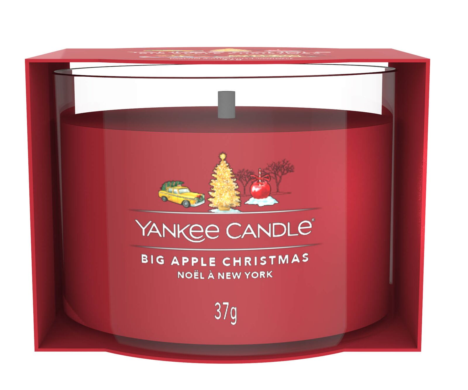 Big Apple Christmas 37g Glasvotivkerze
