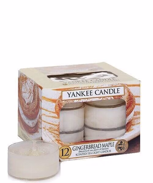 Gingerbread-Maple-1342596e55dbc550263f6 Yankee Candle - Gingerbread Maple 12 Teelichte