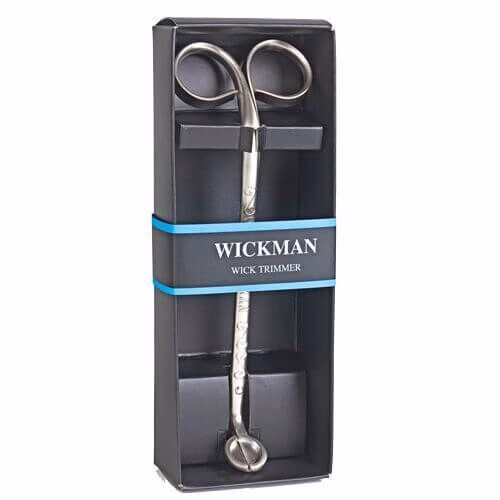 original-trimmer-boxed Dochtschere Silber im Geschenkset